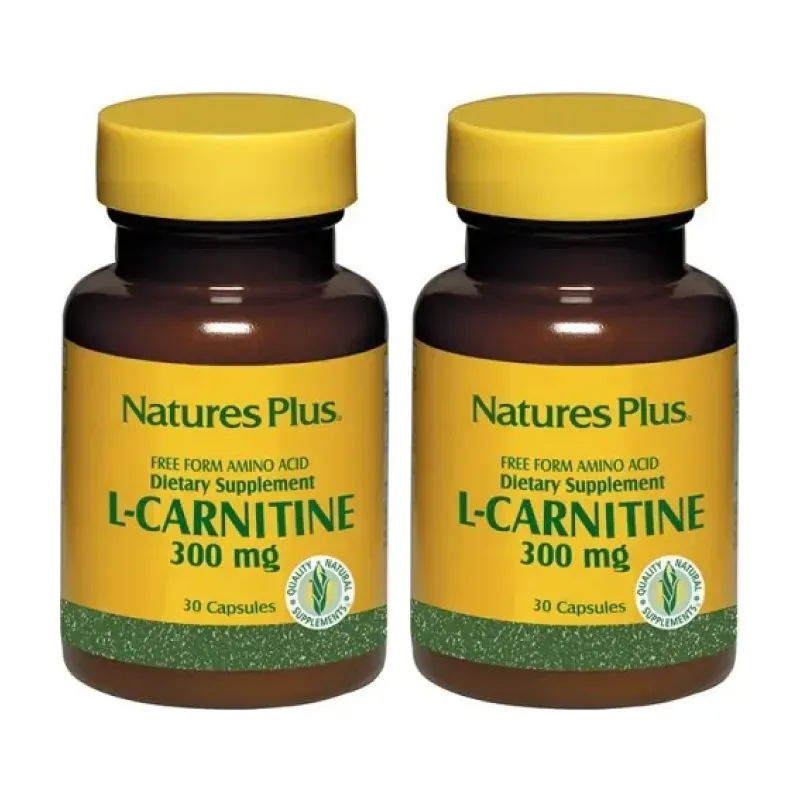 Nature’s plus l-carnitina 300 mg Duplo, 2 x 30 caps. | Farmacia Barata Nature’s plus l-carnitina 300 mg Duplo, 2 x 30 caps. | Farmacia Barata