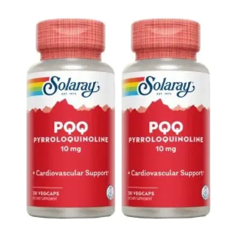 Solaray PQQ Duplo, 2 x 30 cápsulas veganas | Farmacia Barata