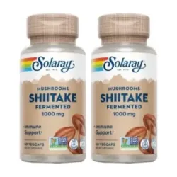 Solaray Shiitake 1.000 mg Duplo, 2 x 60 cápsulas vegetales