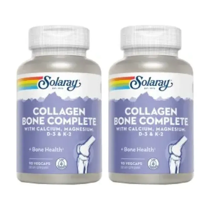 Solaray Collagen Bone Complete Duplo, 2 x 90 cápsulas vegetales | Farmacia Barata Solaray Collagen Bone Complete Duplo, 2 x 90 cápsulas vegetales | Farmacia Barata