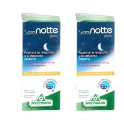 Specchiasol Serenotte Gotas Melatonina 1.9 mg Duplo, 2 x 50ml.
