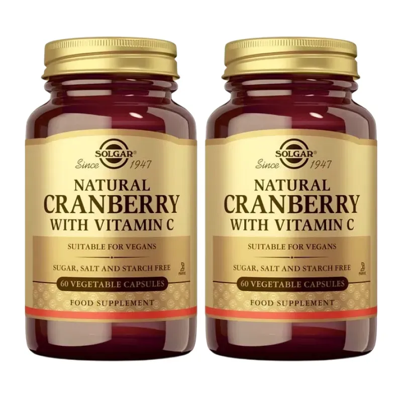 Solgar Arandano Rojo con Vitamina C Duplo, 2 x 60 Vegicaps. | Farmacia Barata Solgar Arandano Rojo con Vitamina C Duplo, 2 x 60 Vegicaps. | Farmacia Barata