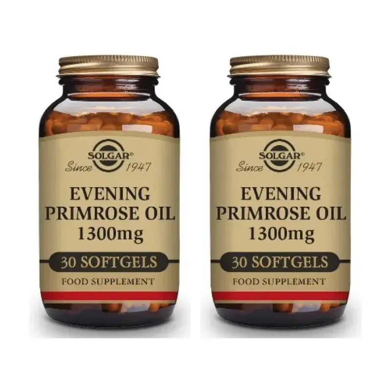 Solgar Aceite de Prímula Rosa 1300 mg Duplo, 2 x 30 Perlas. | Farmacia Barata Solgar Aceite de Prímula Rosa 1300 mg Duplo, 2 x 30 Perlas. | Farmacia Barata