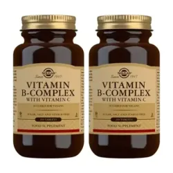 Solgar B – Complex con Vit C Duplo, 2 x 250 Comprimidos.