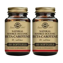 Solgar Beta Caroteno 100% Natural (7mg.) Duplo, 2 x (60) Perlas