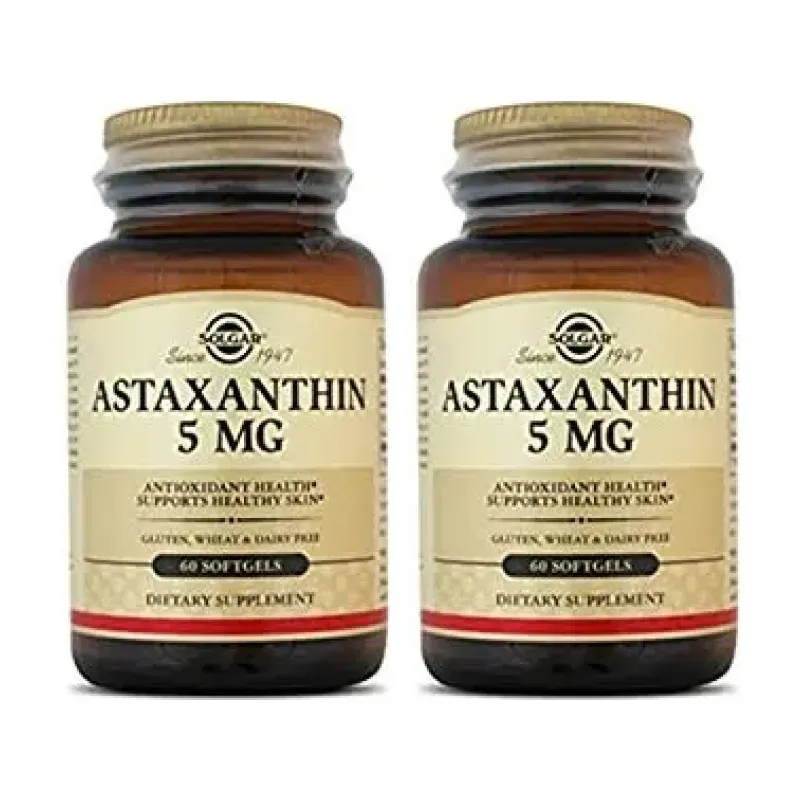 Solgar Astaxantina 5 mg Duplo, 2 x 30 capsulas | Farmacia Barata