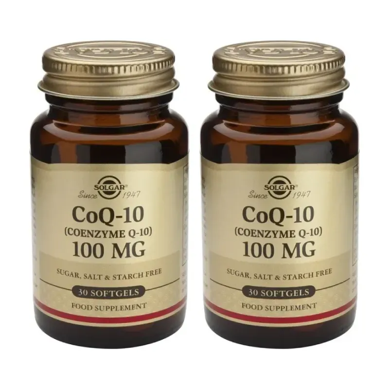 Solgar Coenzima Q-10 100 mg Duplo, 2 x 30 Perlas. | Farmacia Barata Solgar Coenzima Q-10 100 mg Duplo, 2 x 30 Perlas. | Farmacia Barata