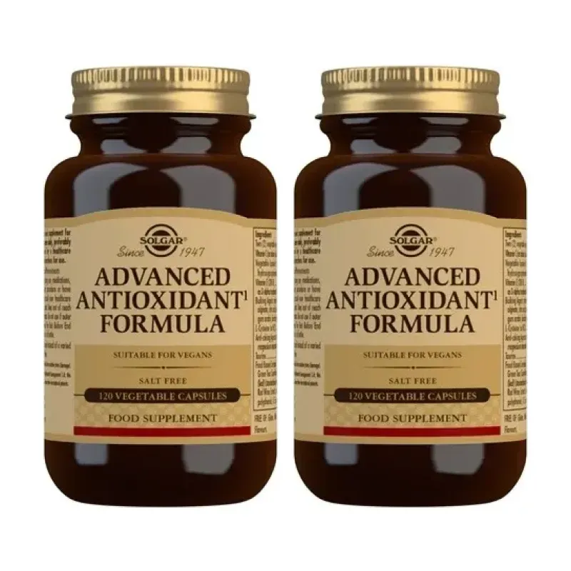 Solgar Antioxidantes Avanzados Duplo, 2 x 120 Ve. | Farmacia Barata