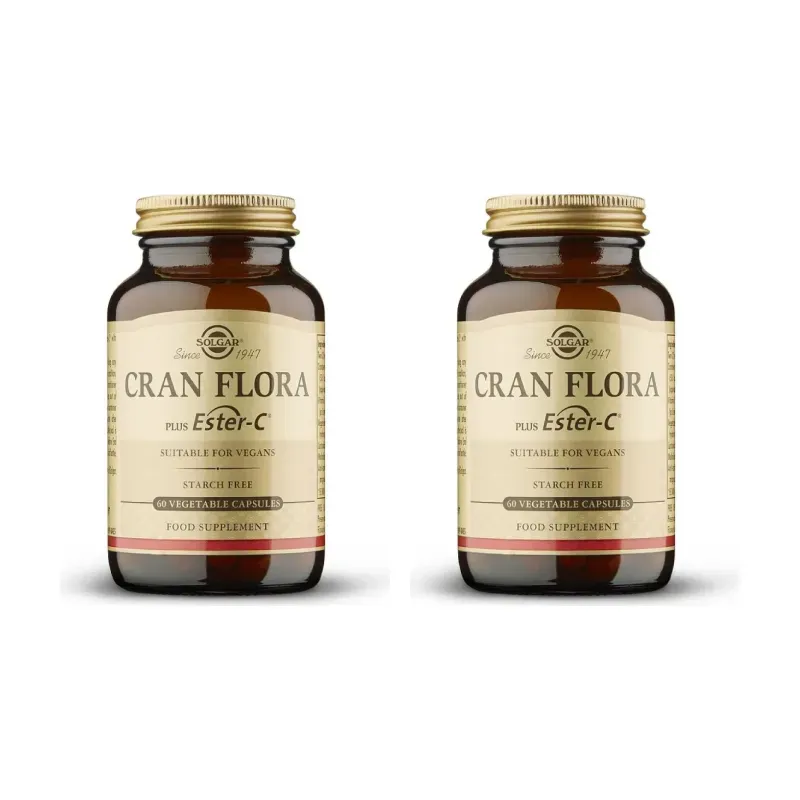 Solgar Cran Flora Duplo, 2 x 60 Caps Vegetales. | Farmacia Barata Solgar Cran Flora Duplo, 2 x 60 Caps Vegetales. | Farmacia Barata