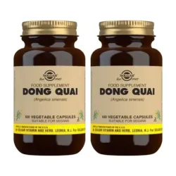 Solgar Dong Quai Duplo, 2 x 100 Cápsulas Vegetales.
