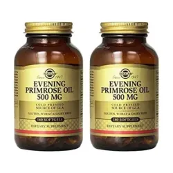 Solgar Aceite Primula Rosa 500 mg Duplo, 2 x 180 capsulas
