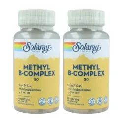 Solaray Methyl B-Complex 50 Duplo, 2 x 60 cápsulas vegetales