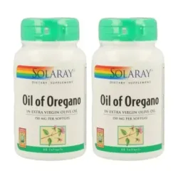 Solaray Oil Oregan 150 mg Duplo, 2 x 60 perlas
