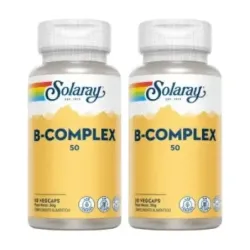 Solaray B-Complex 50 Duplo, 2 x 50 cápsulas