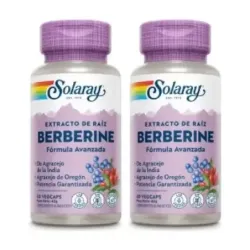 Solaray Berberine Duplo, 2 x 60 Caps.