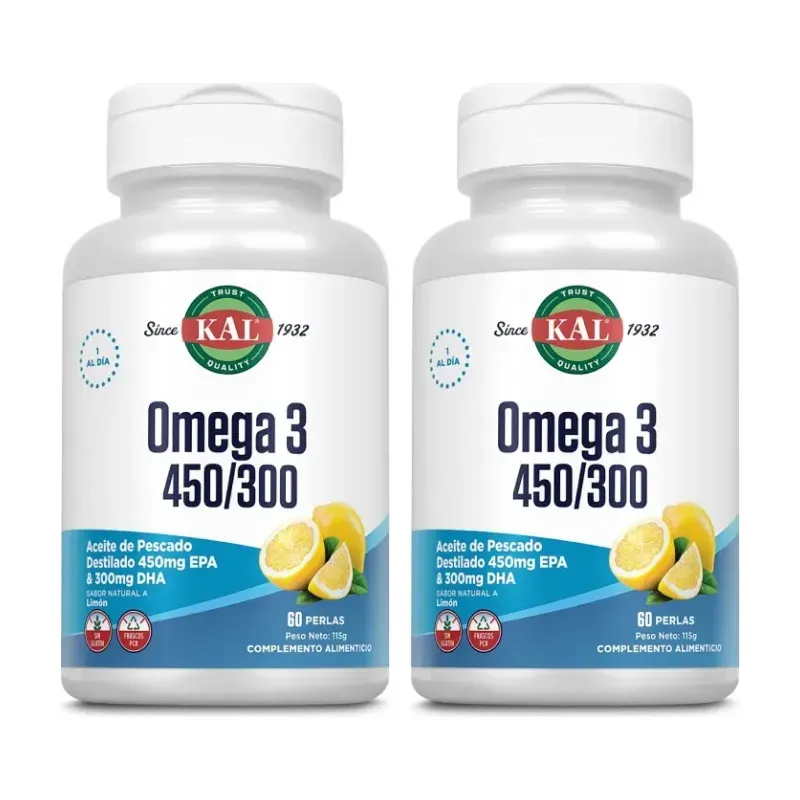 Solaray Big Omega 3 450/300 Duplo, 2 x 120 perlas | Farmacia Barata