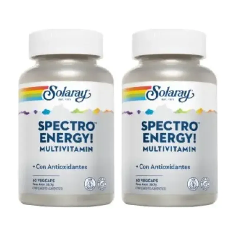 Solaray Energy Spectro Duplo, 2 x 60 cápsulas vegetales | Farmacia Barata Solaray Energy Spectro Duplo, 2 x 60 cápsulas vegetales | Farmacia Barata