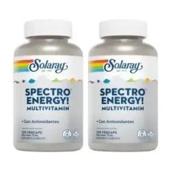 Solaray Energy Spectro Duplo, 2 x 120 cápsulas vegetales