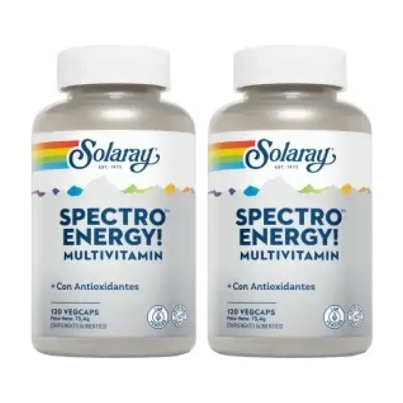 Solaray Energy Spectro Duplo, 2 x 120 cápsulas vegetales | Farmacia Barata Solaray Energy Spectro Duplo, 2 x 120 cápsulas vegetales | Farmacia Barata