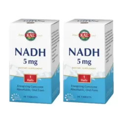 Solaray Nadh 5 mg Duplo, 2 x 30 comprimidos