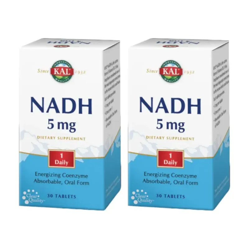 Solaray Nadh 5 mg Duplo, 2 x 30 comprimidos | Farmacia Barata Solaray Nadh 5 mg Duplo, 2 x 30 comprimidos | Farmacia Barata