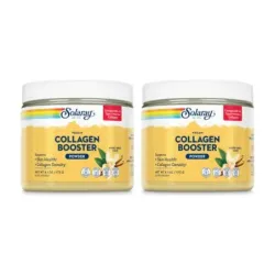 Solaray Vegan Collagen Booster Vainilla Duplo, 2 x 173 gramos