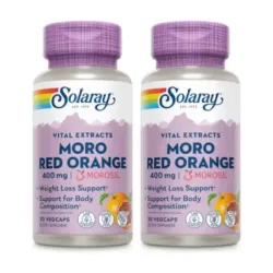 Solaray Moro Red Orange 400mg Duplo, 2 x 30 vegcaps