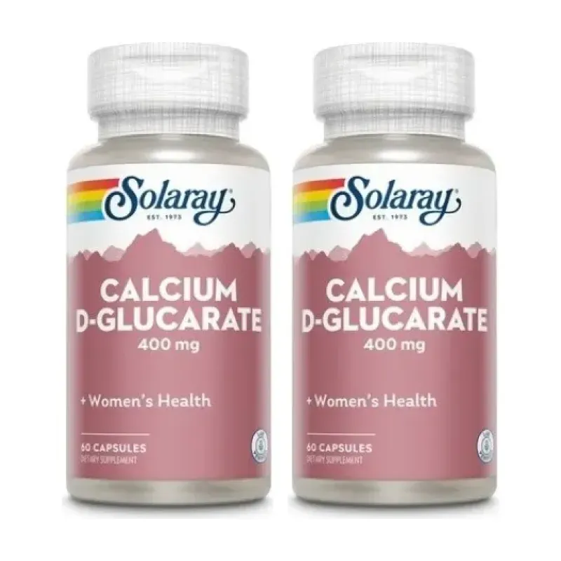 Solaray D-Glucarate 400mg Duplo, 2 x 60 capsulas | Farmacia Barata Solaray D-Glucarate 400mg Duplo, 2 x 60 capsulas | Farmacia Barata