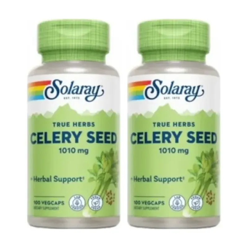 Solaray Celery Seed (Apio) Duplo, 2 x 100cap | Farmacia Barata