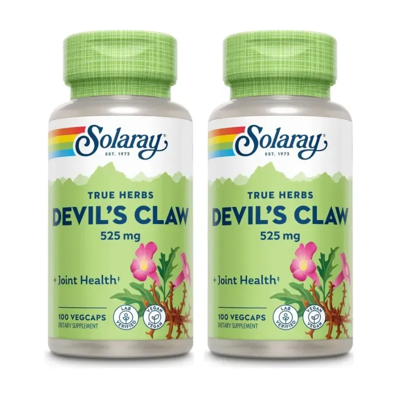 Solaray Devil's Claw Root 525mg Duplo, 2 x 100 vegcaps | Farmacia Barata Solaray Devil's Claw Root 525mg Duplo, 2 x 100 vegcaps | Farmacia Barata