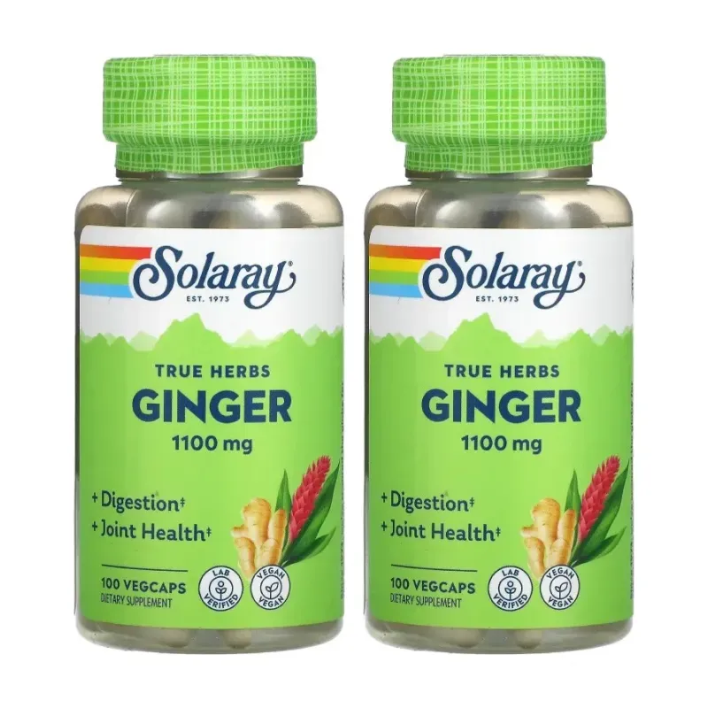 Solaray Ginger Root 550mg Duplo, 2 x 100 vegcaps | Farmacia Barata Solaray Ginger Root 550mg Duplo, 2 x 100 vegcaps | Farmacia Barata