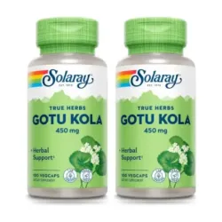 Solaray Gotu Kola 450mg Duplo, 2 x 100 vegcaps