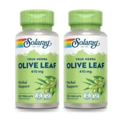 Solaray Olive Leaft 410mg Duplo, 2 x 100 vegcaps