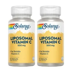 Solaray Small Liposomal Vit C 500 Duplo, 2 x 30 vegcaps