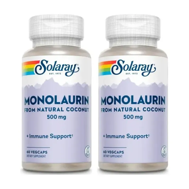 Solaray Monolaurin 500mg Duplo, 2 x 60 vegcaps | Farmacia Barata Solaray Monolaurin 500mg Duplo, 2 x 60 vegcaps | Farmacia Barata