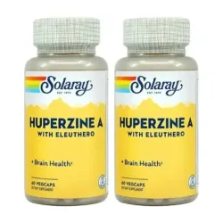 Solaray Huperzine A Duplo, 2 x 60 vegcaps