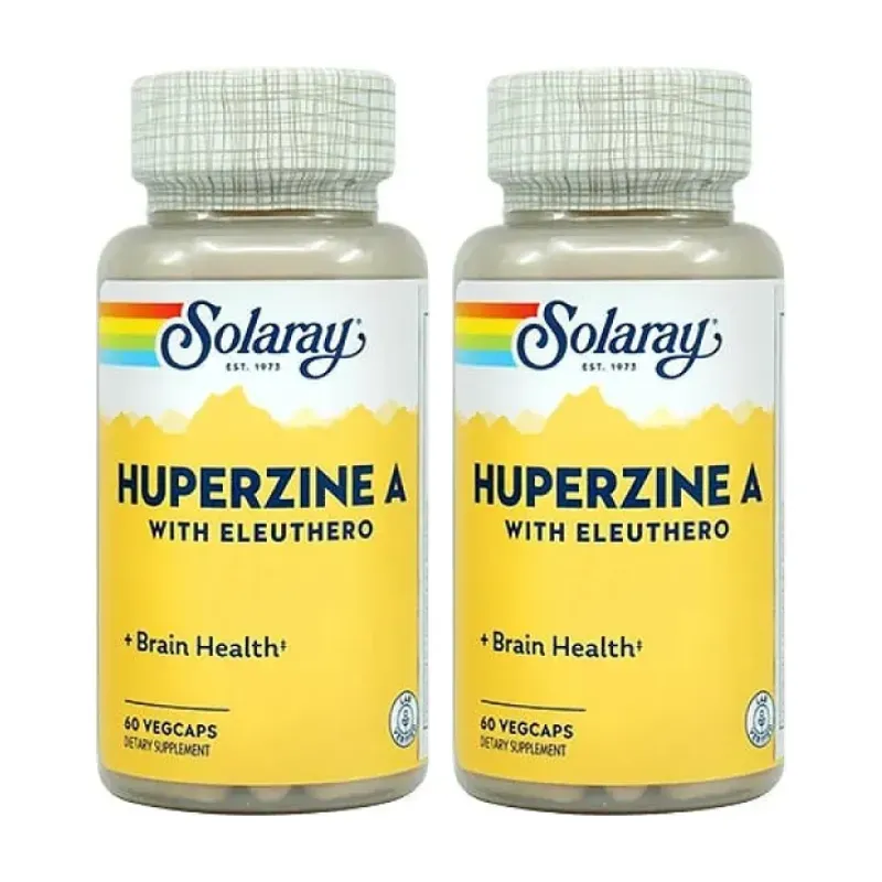Solaray Huperzine A Duplo, 2 x 60 vegcaps | Farmacia Barata