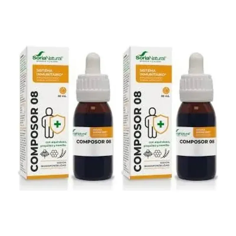 Soria Natural Siglo XXI Composor 08 Duplo, 2 x 50 ml | Farmacia Barata Soria Natural Siglo XXI Composor 08 Duplo, 2 x 50 ml | Farmacia Barata