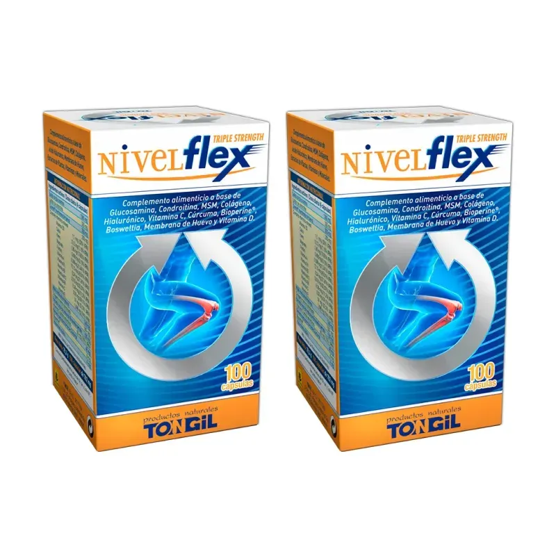 Tongil NivelFlex Duplo, 2 x 100 cápsulas | Farmacia Barata Tongil NivelFlex Duplo, 2 x 100 cápsulas | Farmacia Barata