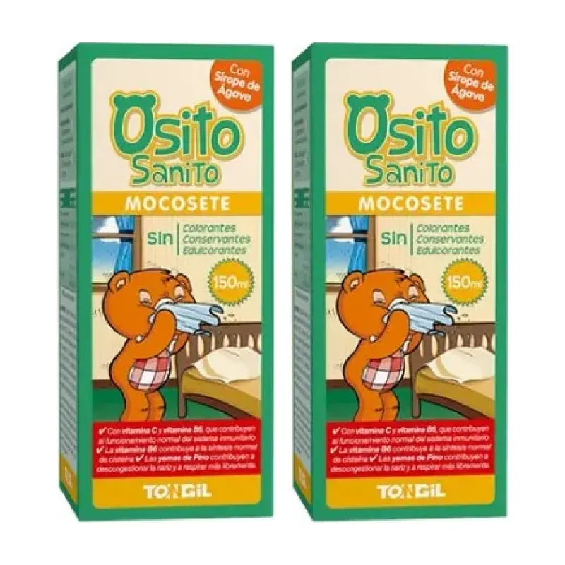 Tongil Osito Sanito Mocosete Duplo, 2 x 150 ml | Farmacia Barata Tongil Osito Sanito Mocosete Duplo, 2 x 150 ml | Farmacia Barata