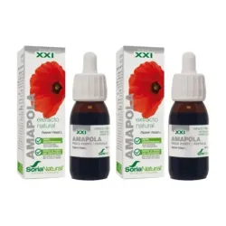 Soria Natural Extracto de Amapola XXI Duplo, 2 x 50 ml