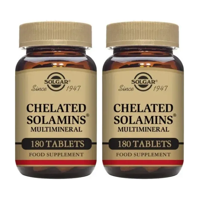 Solgar Solamins Duplo, 2 x (180) Comprimidos. | Farmacia Barata Solgar Solamins Duplo, 2 x (180) Comprimidos. | Farmacia Barata
