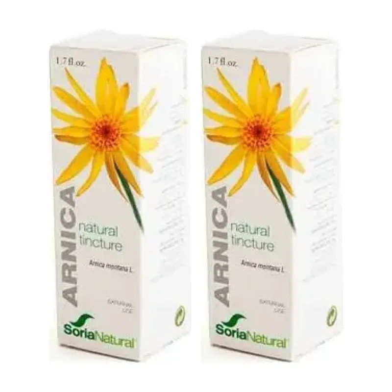 Soria Natural Extracto Árnica Duplo, 2 x 50ml | Farmacia Barata Soria Natural Extracto Árnica Duplo, 2 x 50ml | Farmacia Barata