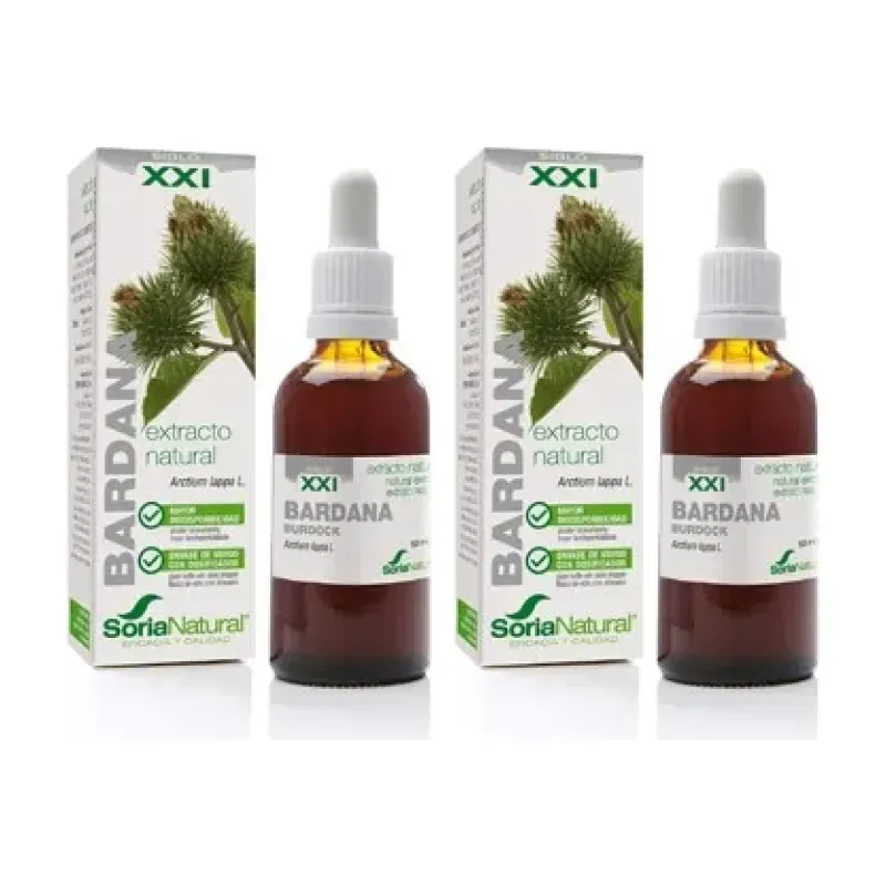 Soria Natural Extracto Bardana Duplo, 2 x 50 ml | Farmacia Barata Soria Natural Extracto Bardana Duplo, 2 x 50 ml | Farmacia Barata