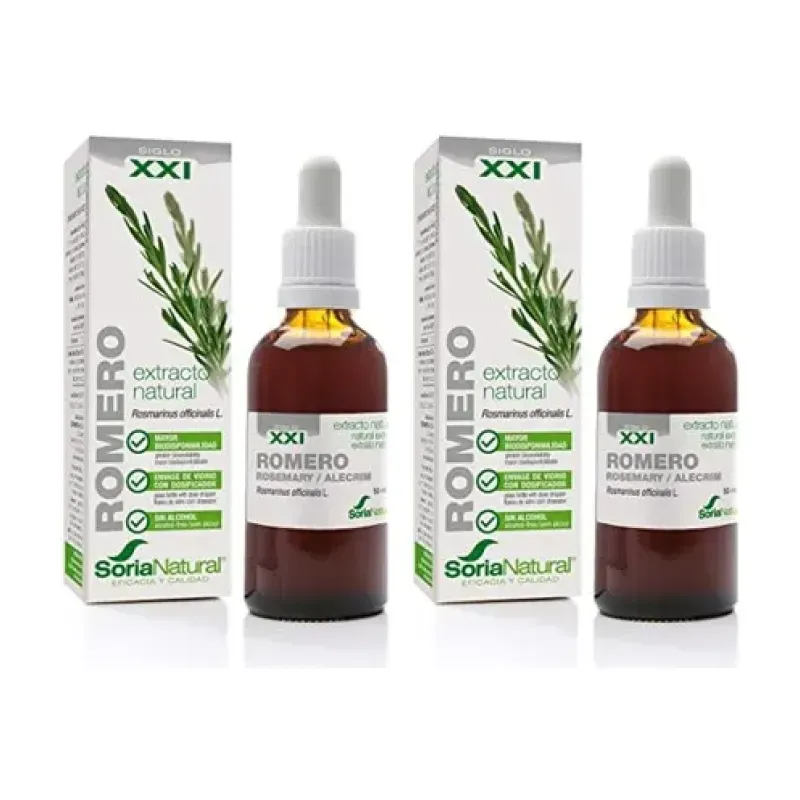 Soria Natural Extracto de Romero Duplo, 2 x 50ml. | Farmacia Barata Soria Natural Extracto de Romero Duplo, 2 x 50ml. | Farmacia Barata