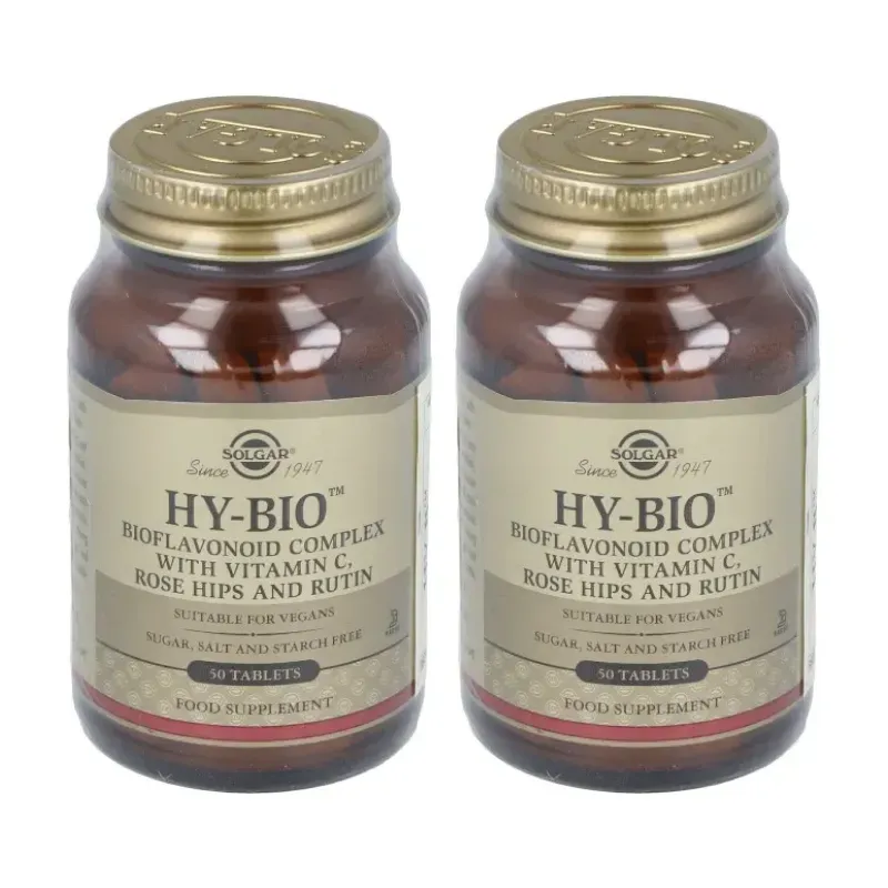Solgar HY- B 500 mg Duplo, 2 x 50 Comprimidos | Farmacia Barata Solgar HY- B 500 mg Duplo, 2 x 50 Comprimidos | Farmacia Barata