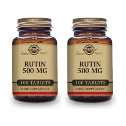 Solgar Rutina 500 mg Duplo, 2 x 100 Comprimidos.