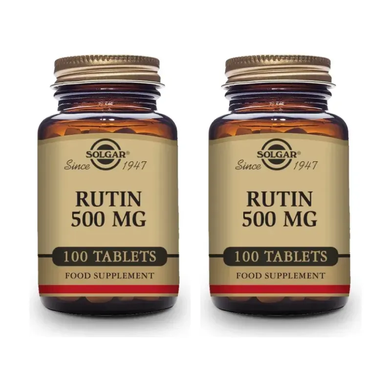 Solgar Rutina 500 mg Duplo, 2 x 100 Comprimidos. | Farmacia Barata Solgar Rutina 500 mg Duplo, 2 x 100 Comprimidos. | Farmacia Barata