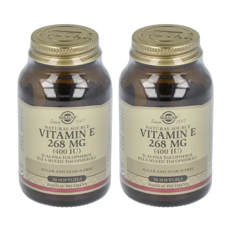 Solgar Vit E 200 UI 134 mg Duplo, 2 x 250 Perlas. | Farmacia Barata Solgar Vit E 200 UI 134 mg Duplo, 2 x 250 Perlas. | Farmacia Barata