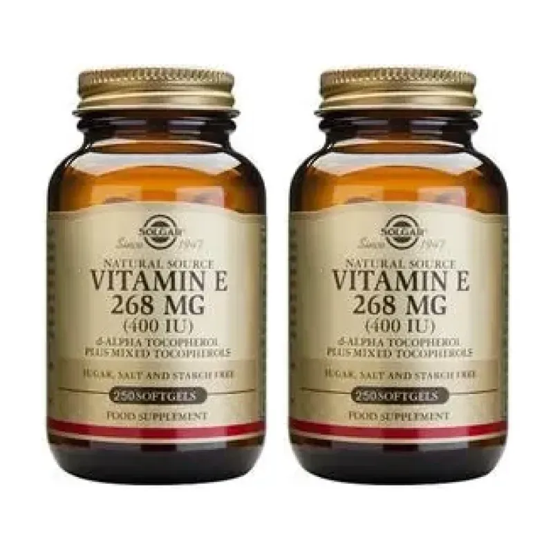 Solgar Vit E 400 UI Duplo, 2 x 250 Perlas. | Farmacia Barata Solgar Vit E 400 UI Duplo, 2 x 250 Perlas. | Farmacia Barata